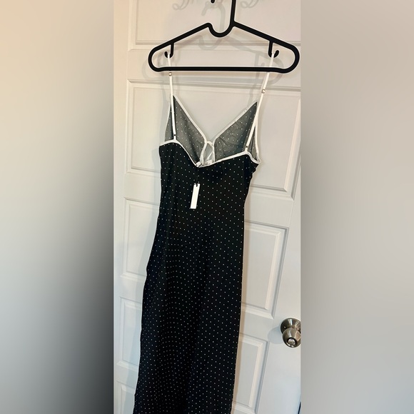Rumored Black Maxi Dress with White Detailing - Picture 5 of 6